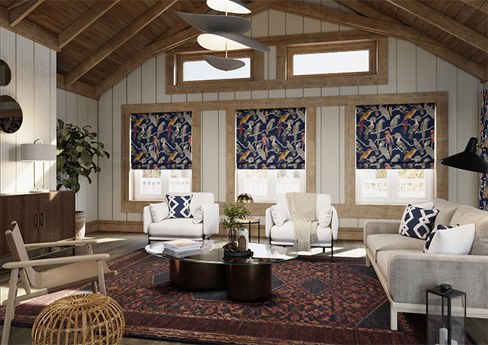 Aviary, Marine - Roman Blind - Image 7